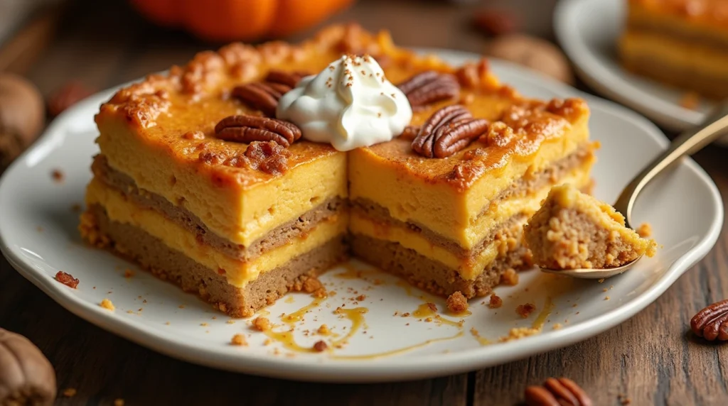 Pumpkin Lasagna Dessert
Pumpkin Lasagna
Homemade Pumpkin Lasagna Dessert
