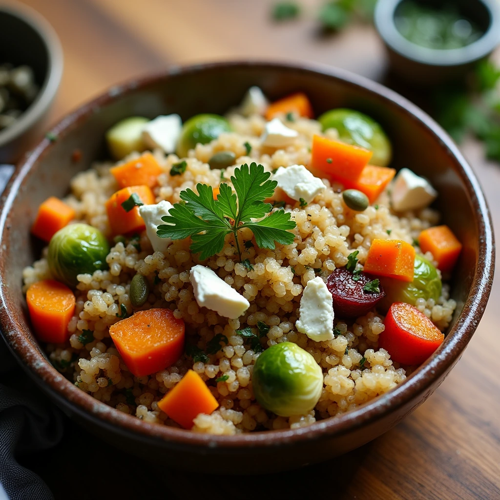 Quinoa Salad with Roasted Veggies