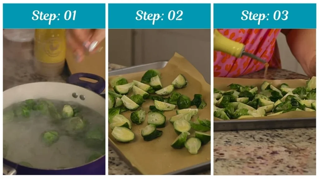 Step by Step Perrys Steakhouse Sweet Sriracha Brussels Sprouts Recipe