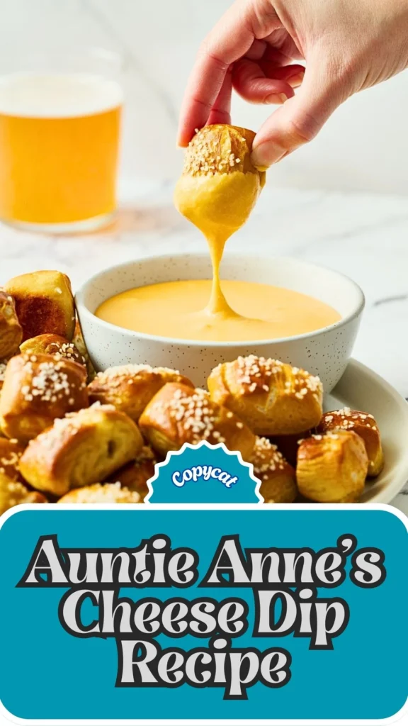 Copycat Auntie Anne's Cheese Dip Recipe