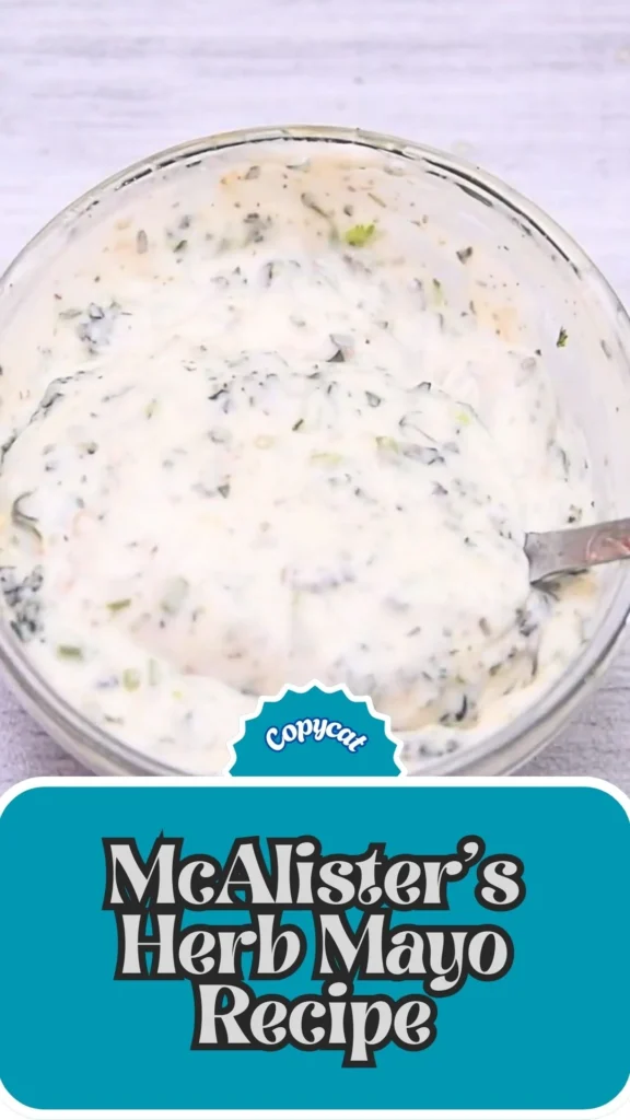 Copycat McAlister's Herb Mayo Recipe
