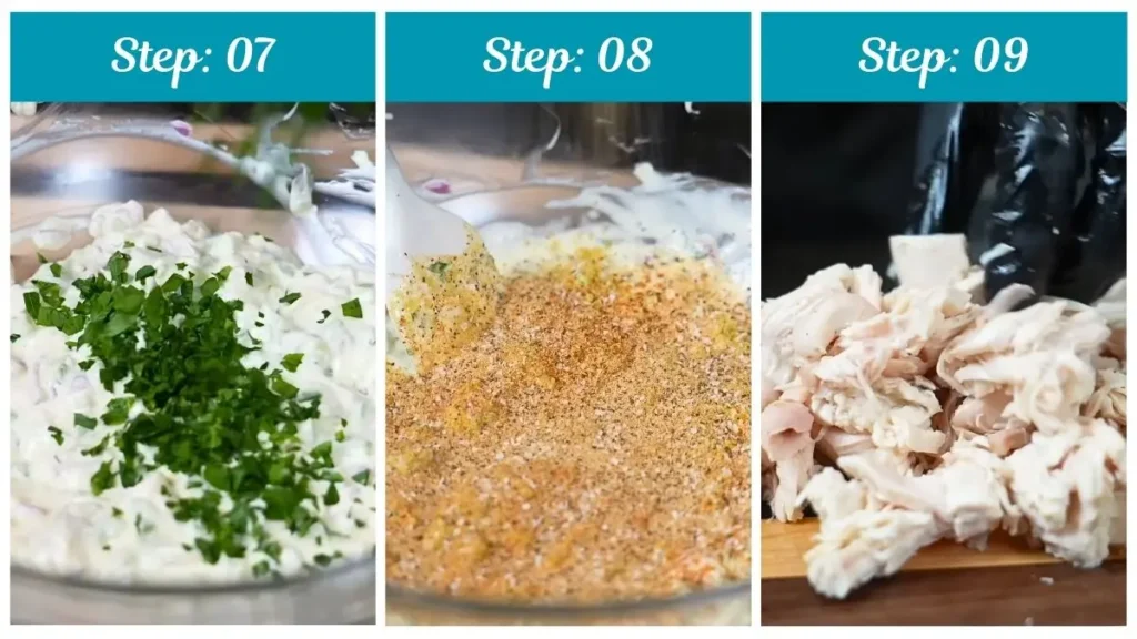 Preparing the McAlister's Chicken Salad