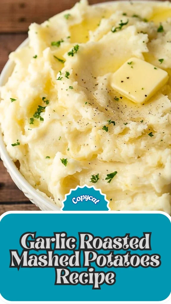 Copycat Garlic Roasted Mashed Potatoes Recipe